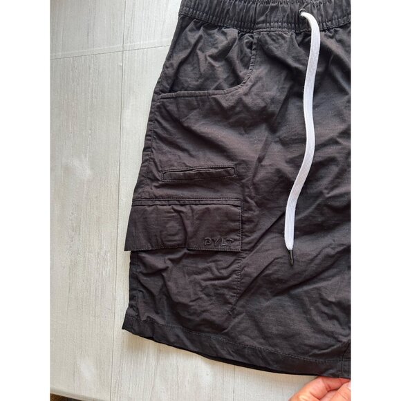 BYLT Basics Black Cargo Shorts - Picture 7 of 13